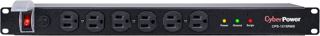 CyberPower CPS1215RM Basic PDU 120V 15A 10 Outlets 1U Rackmount (2 Pack) D88786