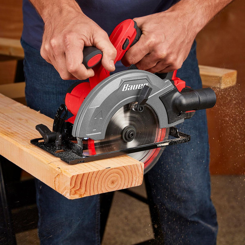 BAUER 20V Cordless 6-Tool Combo Kit with Batteries and Charger W37684