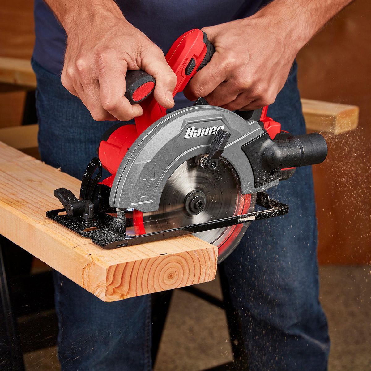 BAUER 20V Cordless 6-Tool Combo Kit with Batteries and Charger W37684