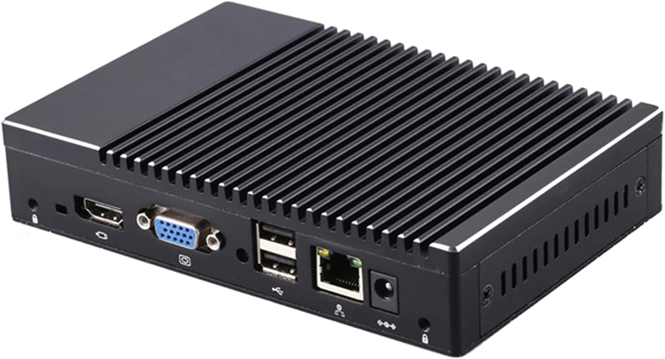 Fanless Mini PC Quad Core AMD A6 8G RAM 512G SSD R78401