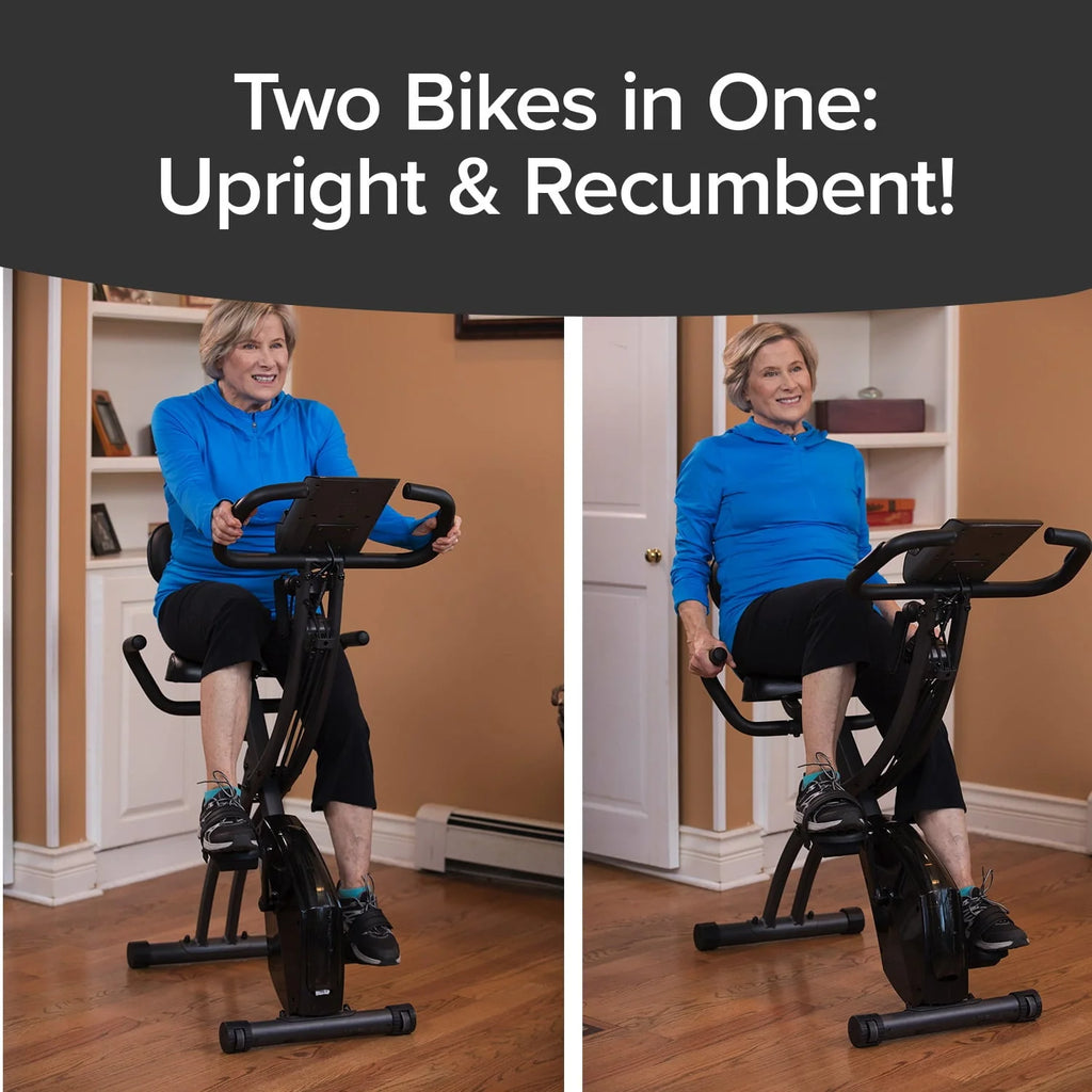 Slim Cycle Stationary Bike - Folding Indoor Exercise Bike M18095