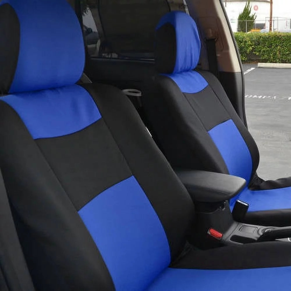 BDK Car Seat Covers 9pc Polyester, High Back Rear Bench O565