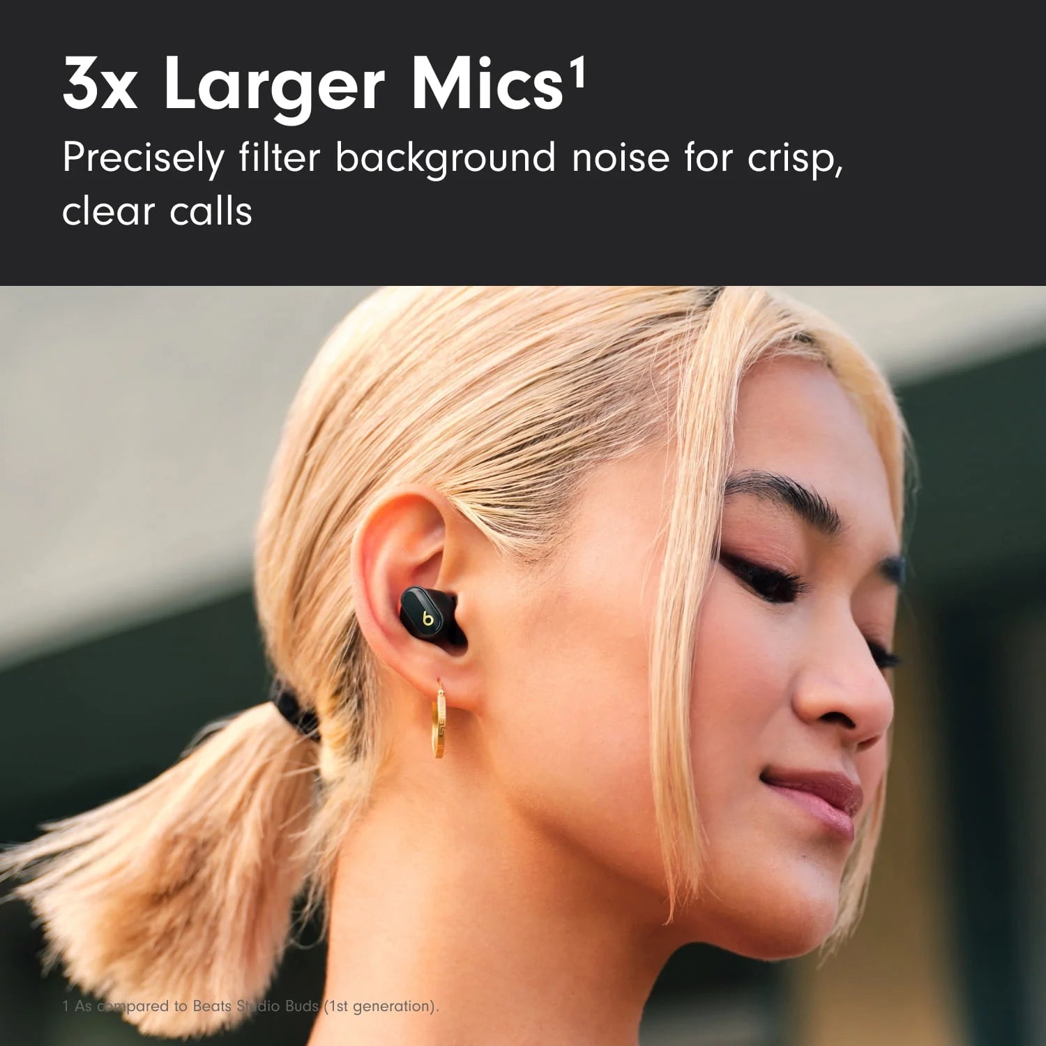 Beats Studio Buds True Wireless Noise Cancelling Earbuds - Black/Gold T3994