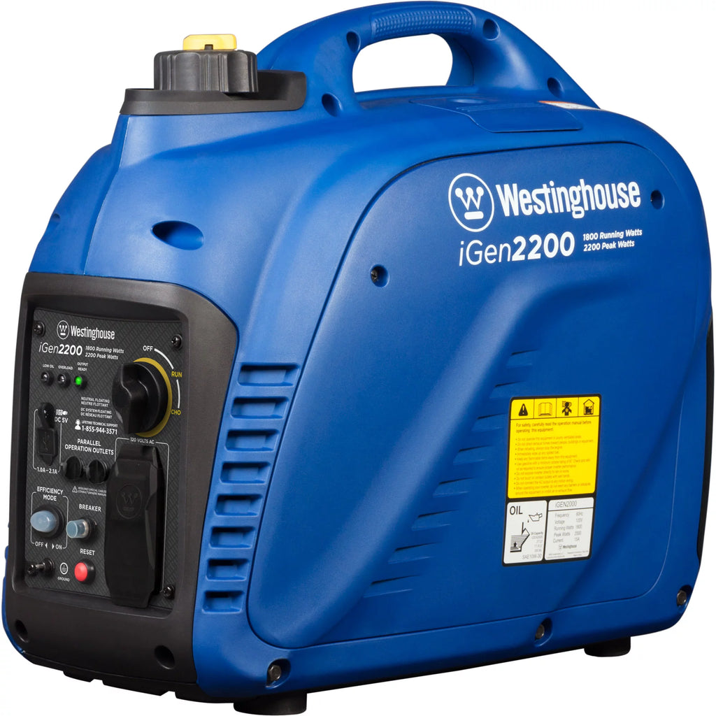 Westinghouse 2200 Peak Watt Portable Inverter Generator Y567087