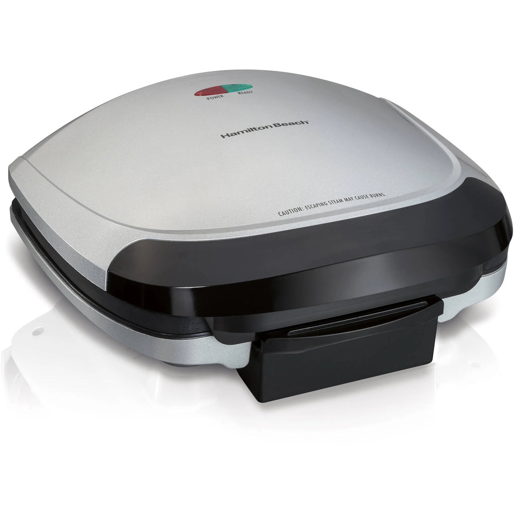 Hamilton Beach Electric Indoor Grill, 6-Serving, Nonstick, Stainless Steel J97046
