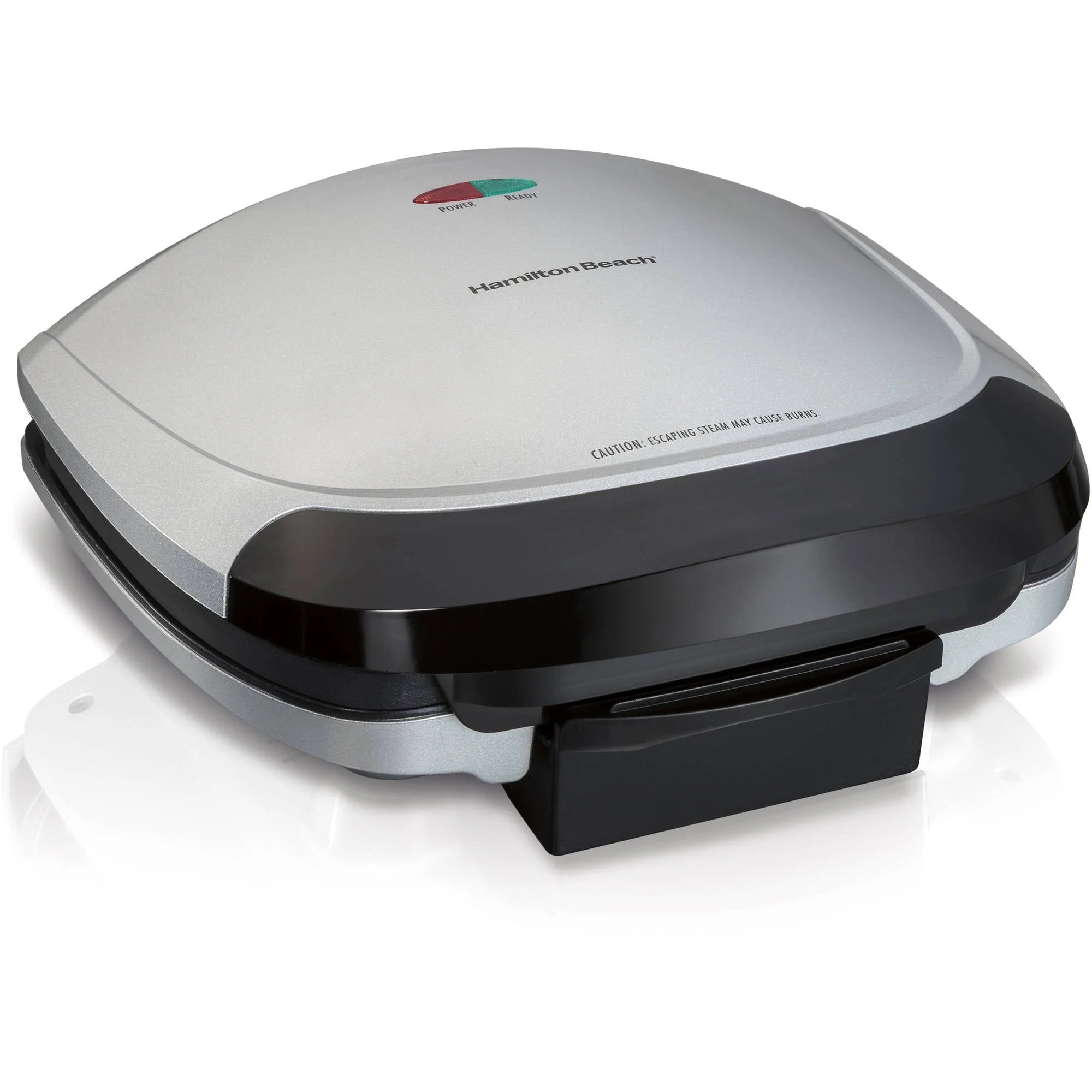 Hamilton Beach Electric Indoor Grill, 6-Serving, Nonstick, Stainless Steel J97046