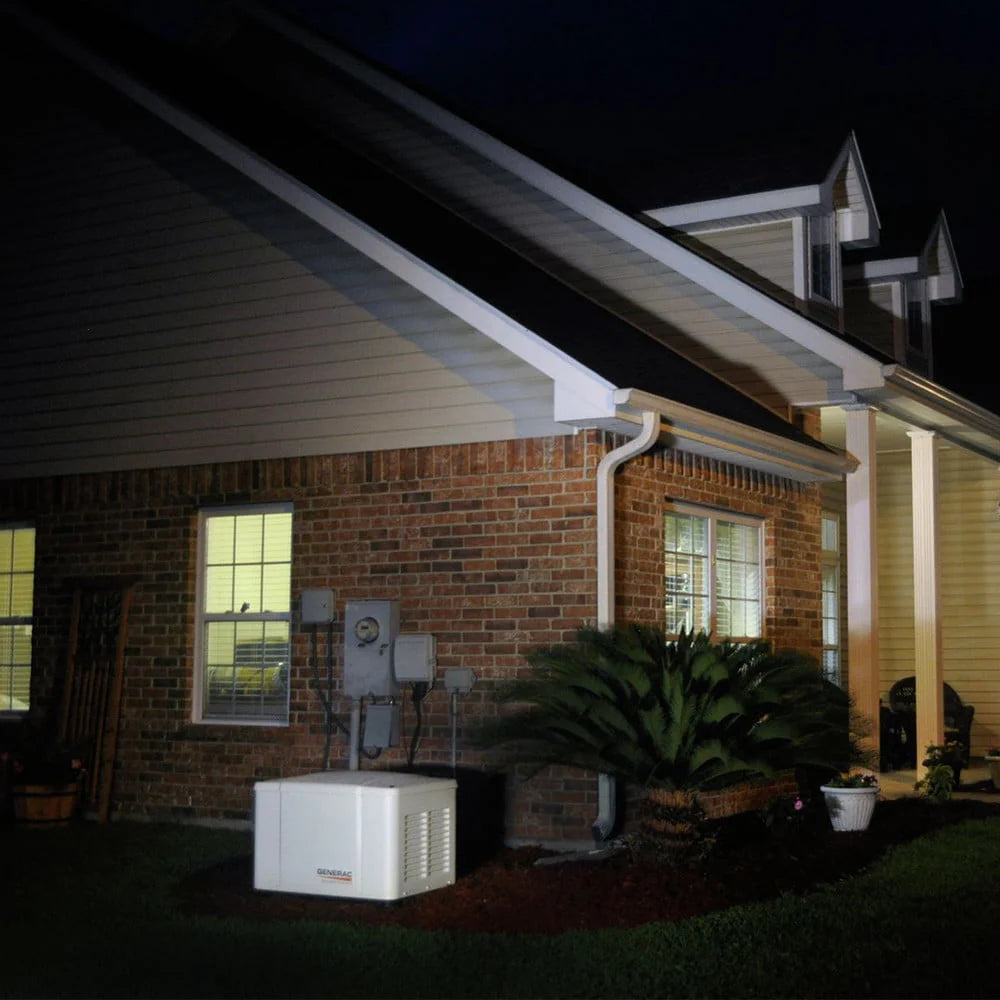 Generac PowerPact 7500/6000 kW Air-Cooled Home Standby Generator, Model 6998 I380