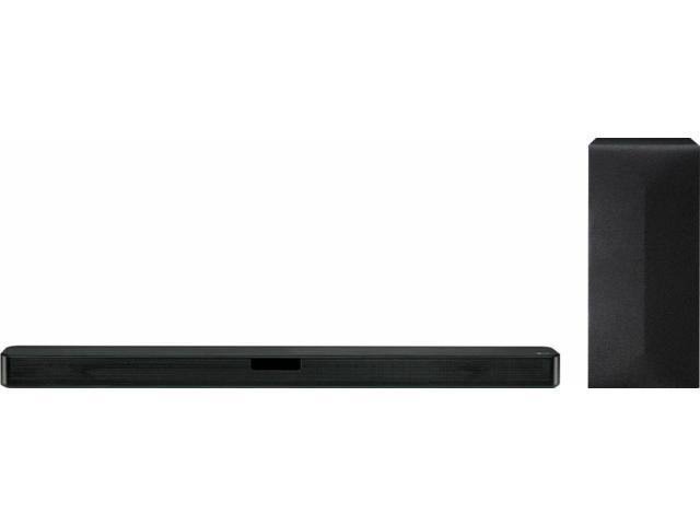 LG - 2.1-Channel 300W Soundbar System with 6x22 Subwoofer - Black SL4Y
