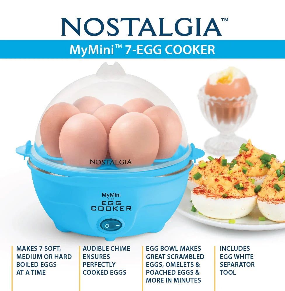 MyMini Premium 7-Egg Cooker, Teal J843