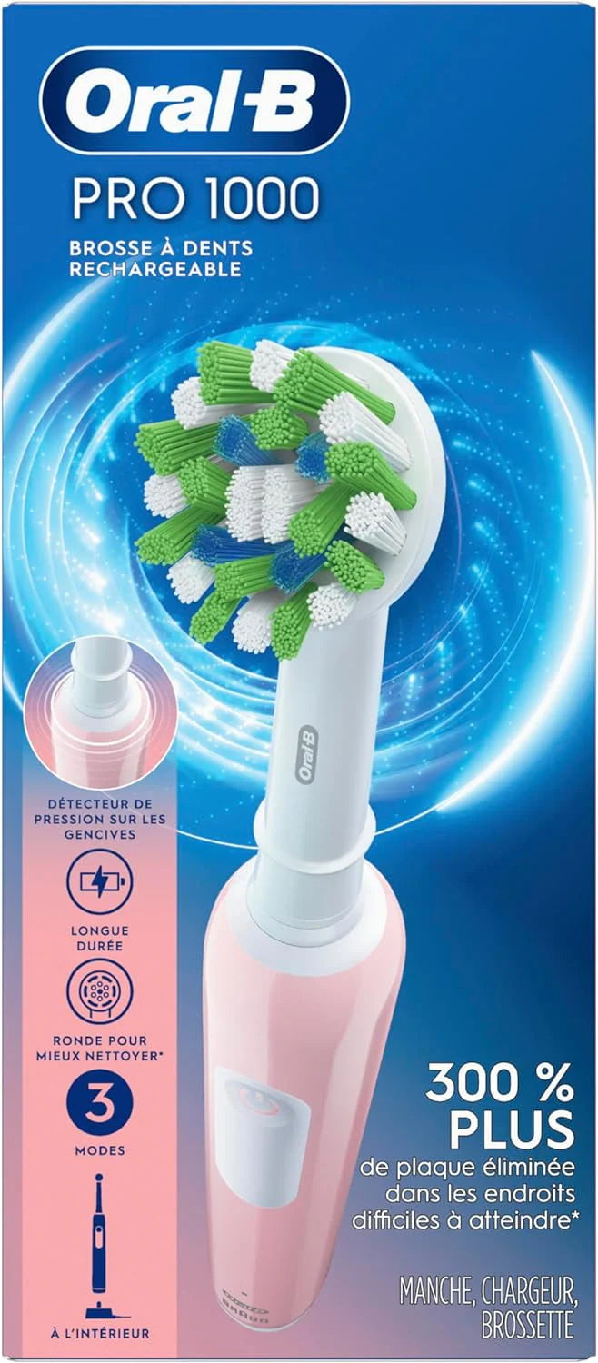 Oral-B Pro 1000 Rechargeable Electric Toothbrush, White W32778