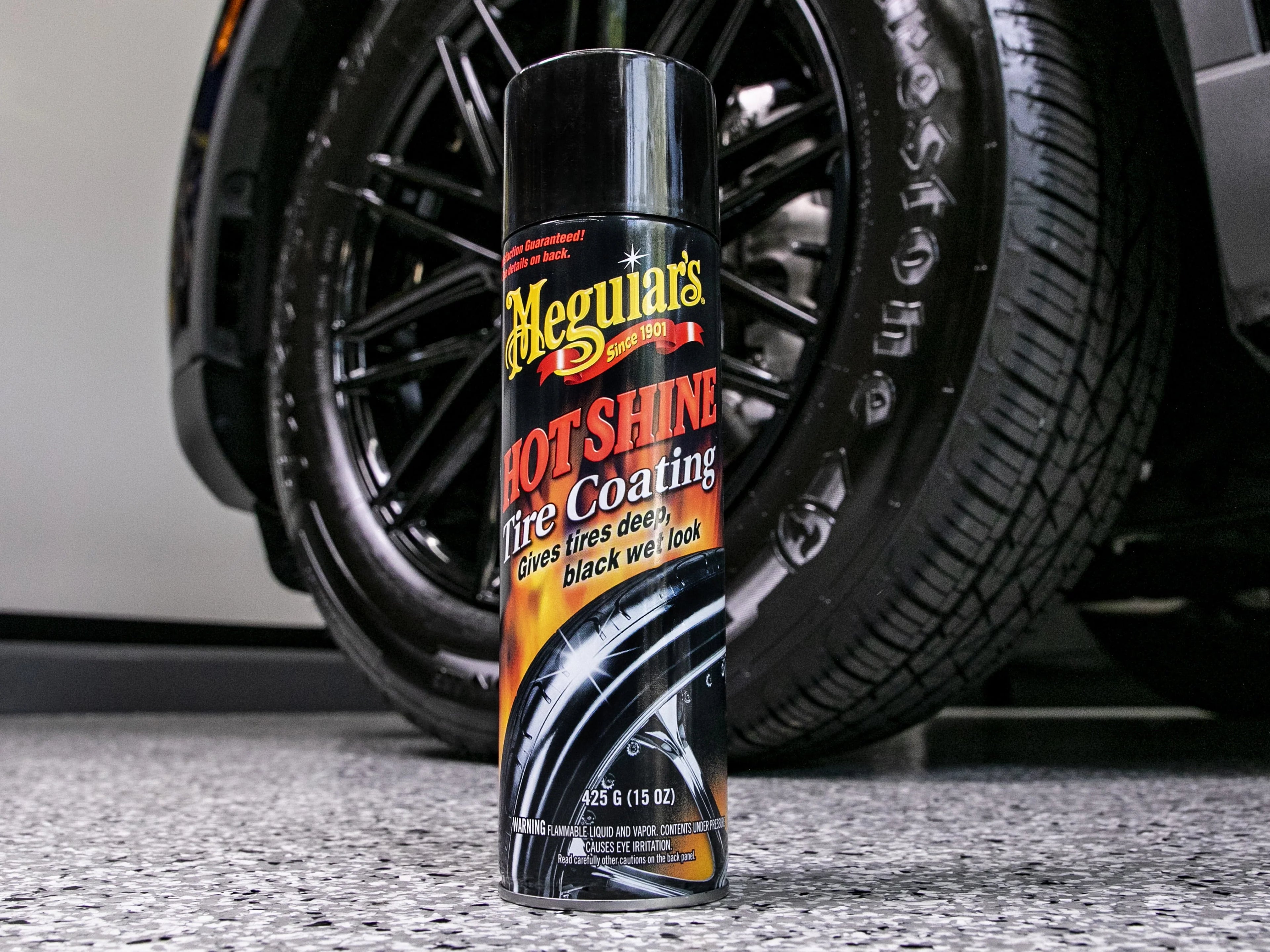 Meguiar's Hot Shine High Gloss Tire Coating, 15 oz Aerosol Y8354