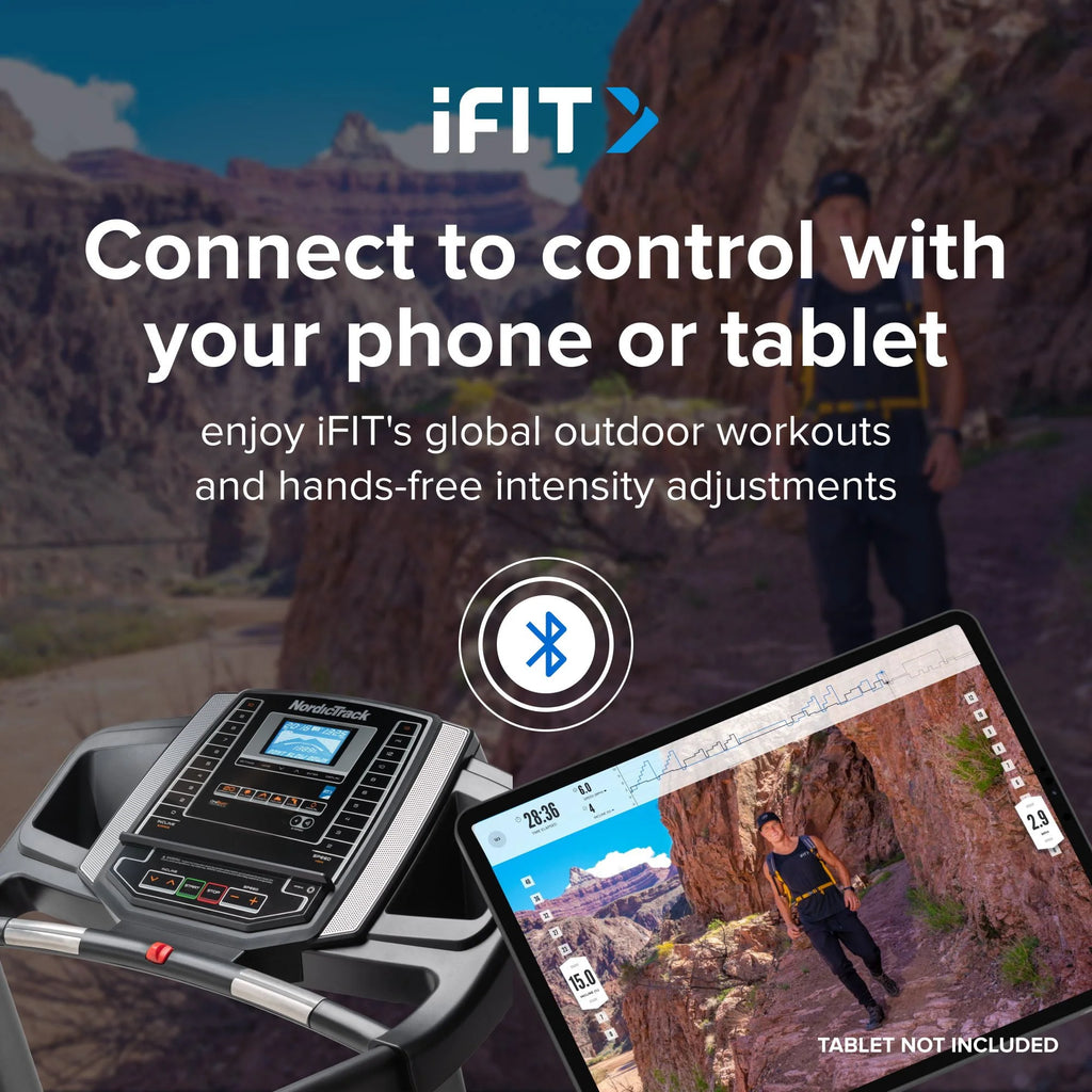 NordicTrack T 6.5 S Treadmill with 5" Display and SpaceSaver Design E544