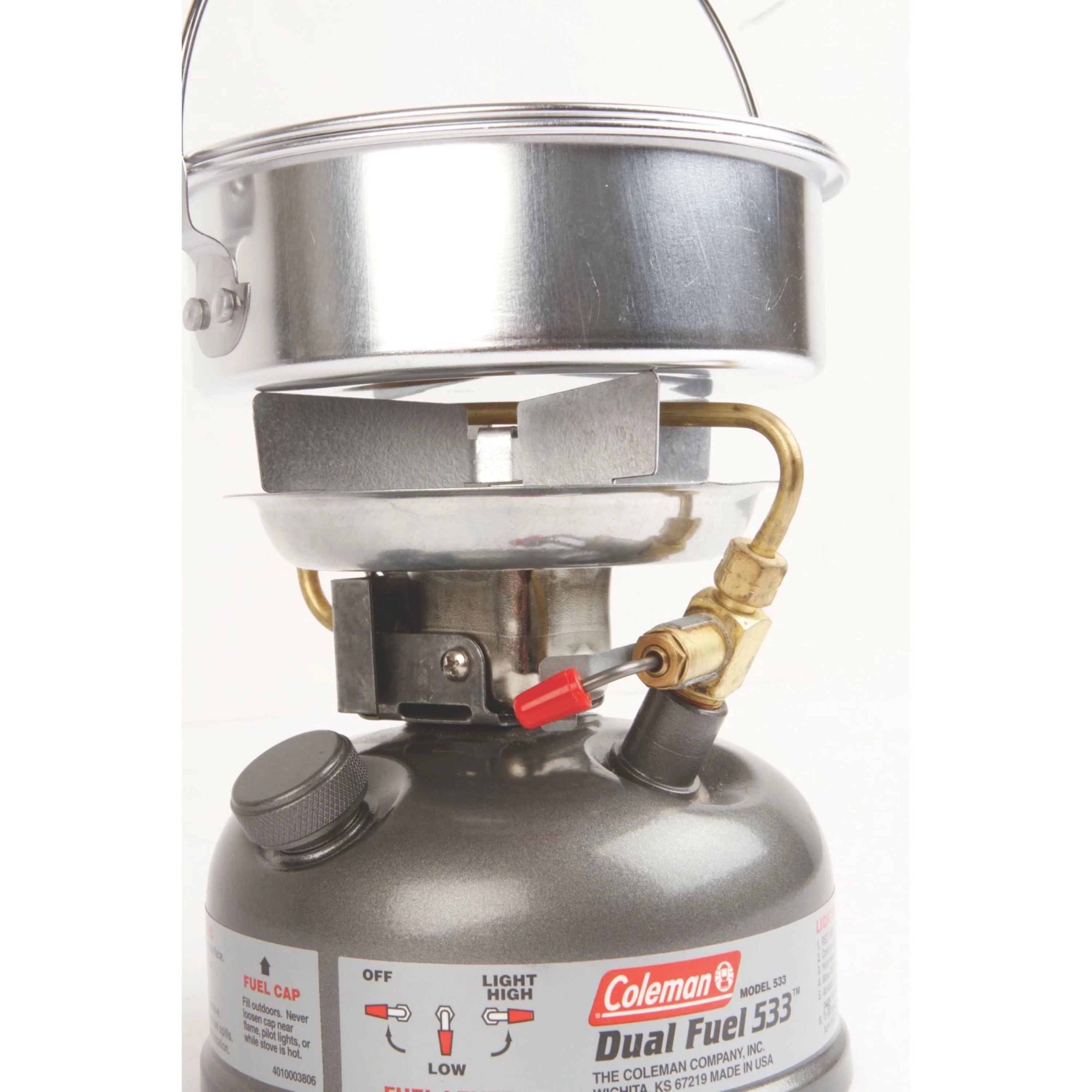 Coleman Guide Series Compact Dual Fuel 1-Burner Camping Stove I4359
