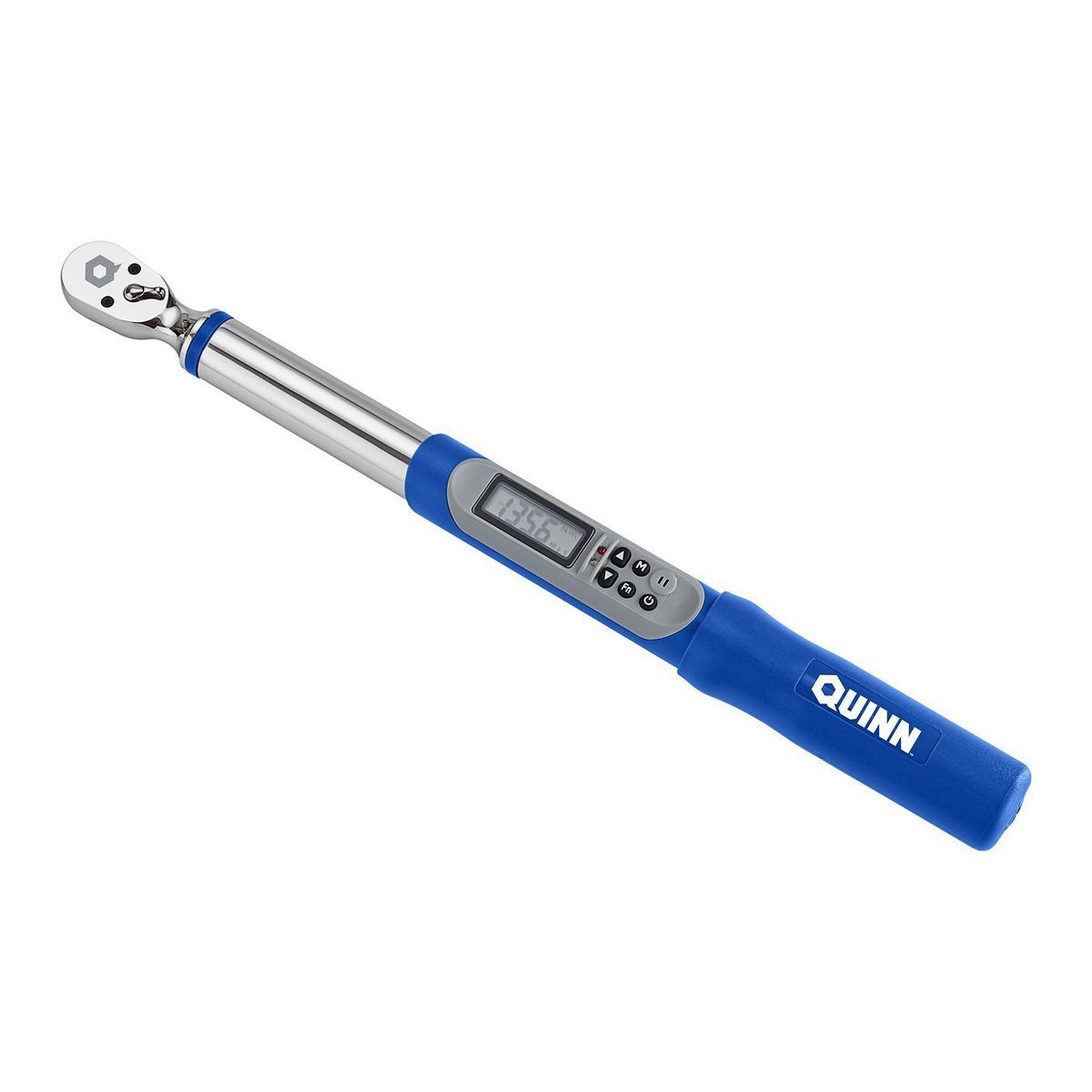 QUINN 3/8 in. Drive, 5 to 100 ft-lb Digital Angle Torque Wrench