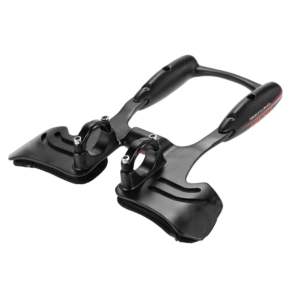 Lixada Carbon Fiber Aerobar Bike Road Triathlon Arm Rest Handlebars F85704