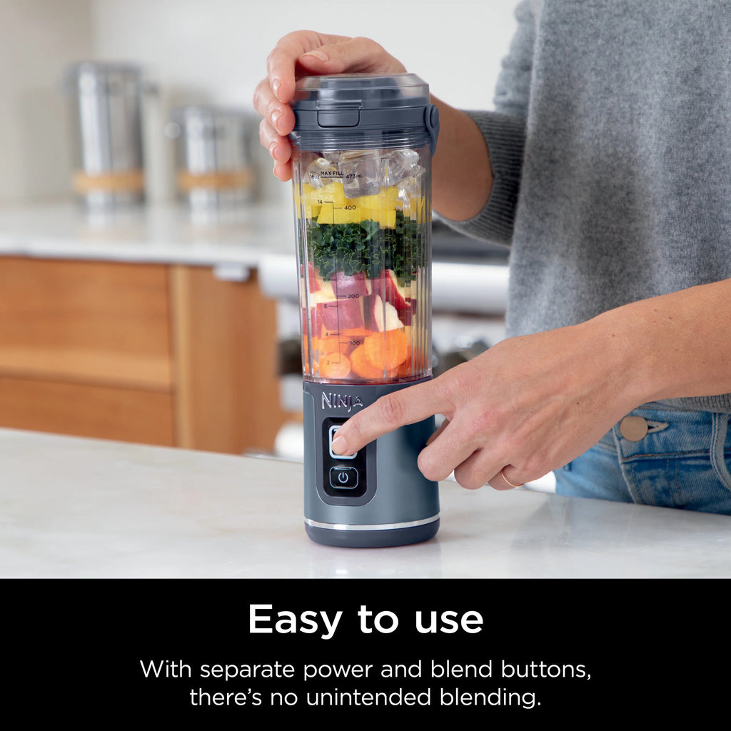Ninja Blast Portable 18 oz. Blender with Leakproof Lid, Denim Blue R501