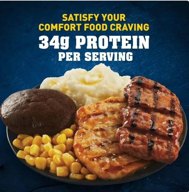 Hungry Man Smokin' Backyard BBQ Frozen Dinner, 15.25 oz, Pack of 8 C7804