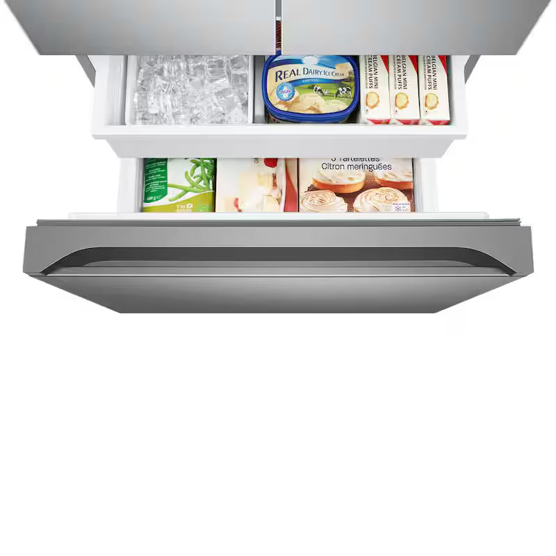 17.5 cu. ft. Counter Depth French Door Smart Refrigerator, Stainless Steel P831735