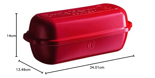 Emile Henry Italian Bread Loaf Baker Burgundy M509152