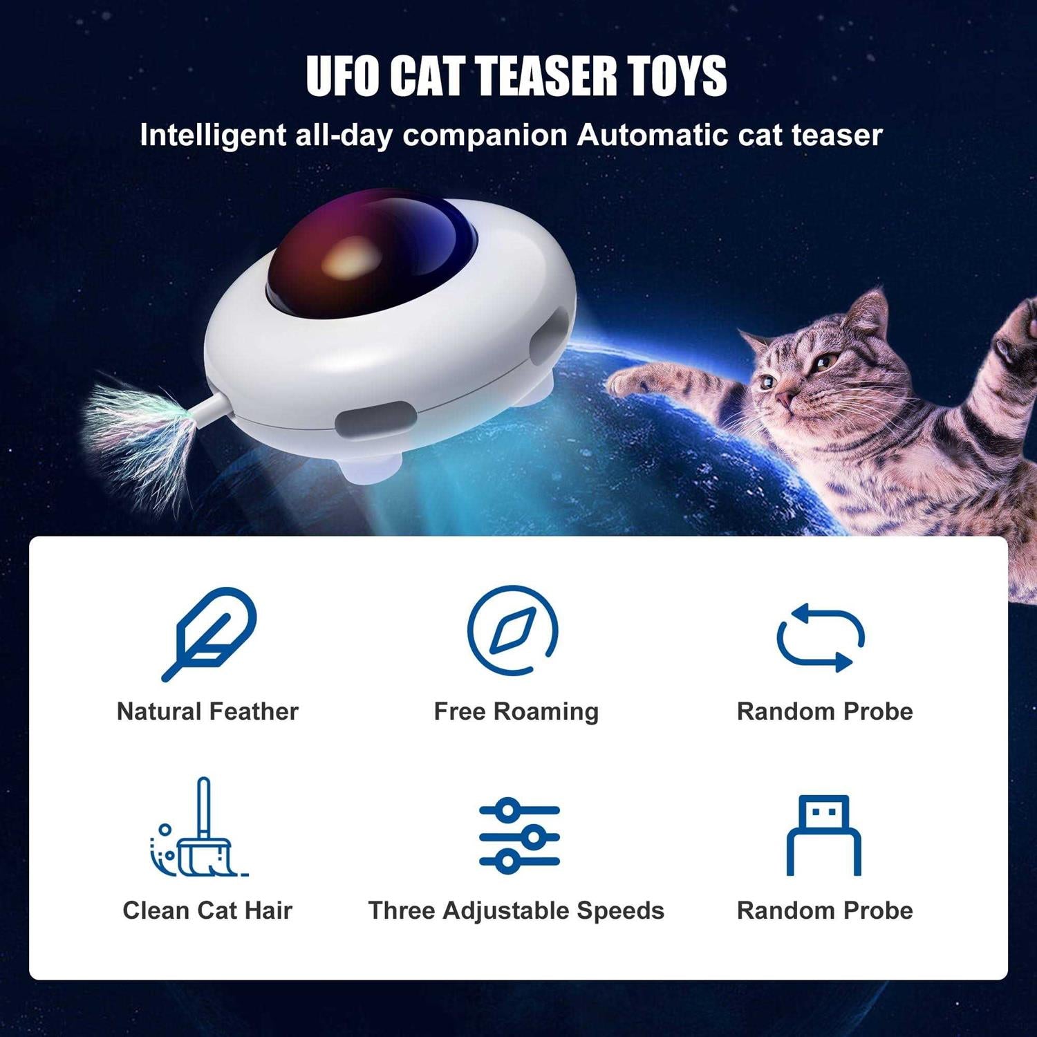 Shele UFO Interactive Cat Toy X257900