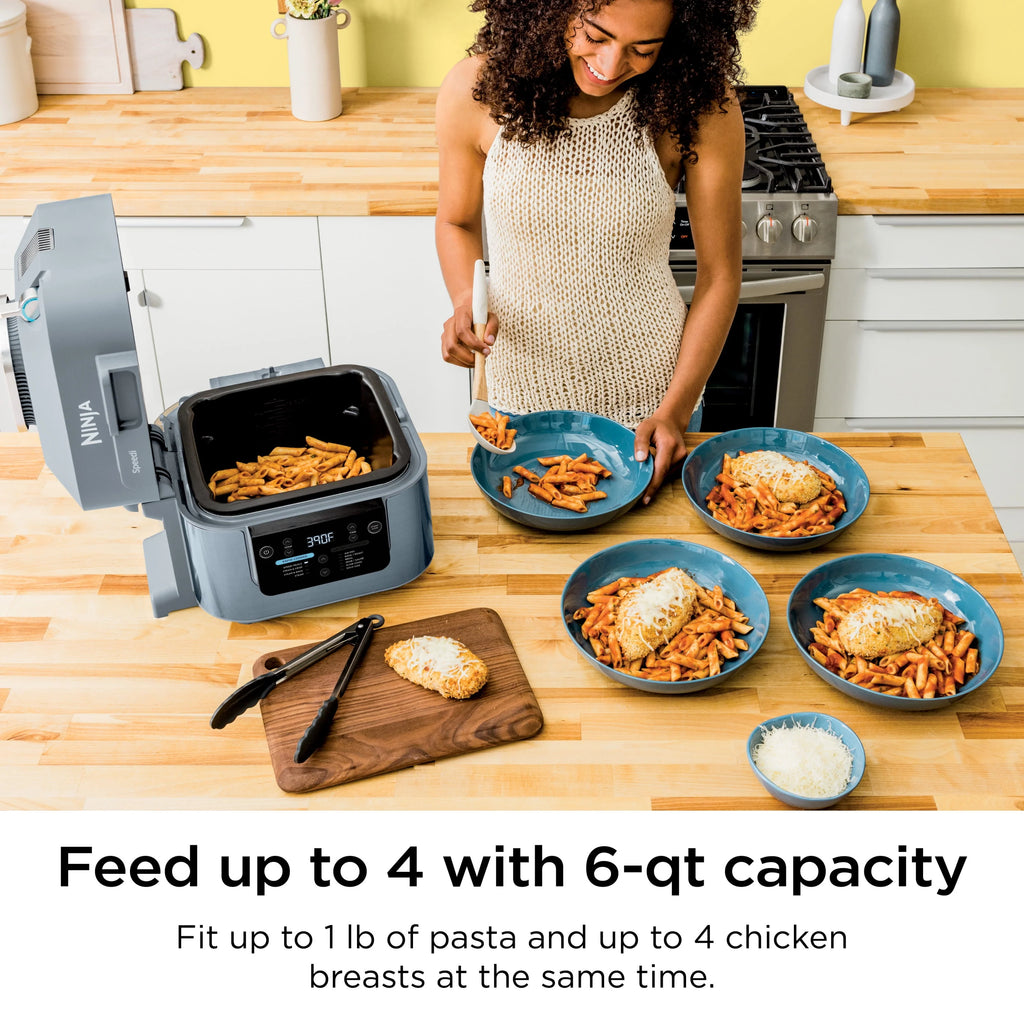 Ninja Speedi Rapid Cooker & Air Fryer, 6-Qt, 10-in-1, Sea Salt Gray Q39620