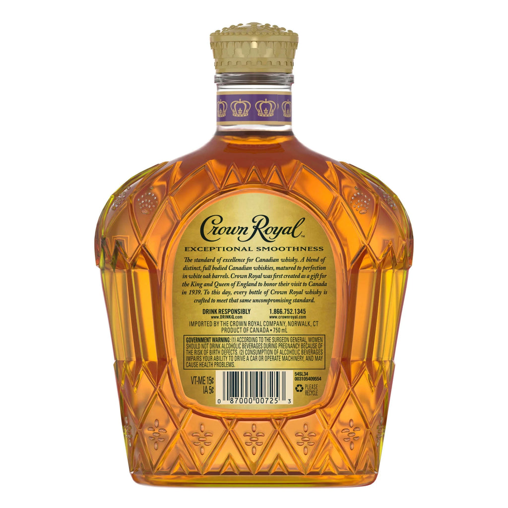Crown Royal Fine De Luxe Blended Canadian Whisky, 750 mL J3476