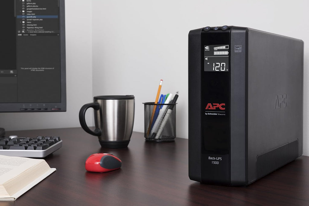APC UPS 1500VA Battery Backup and Surge Protector BX1500M C48133