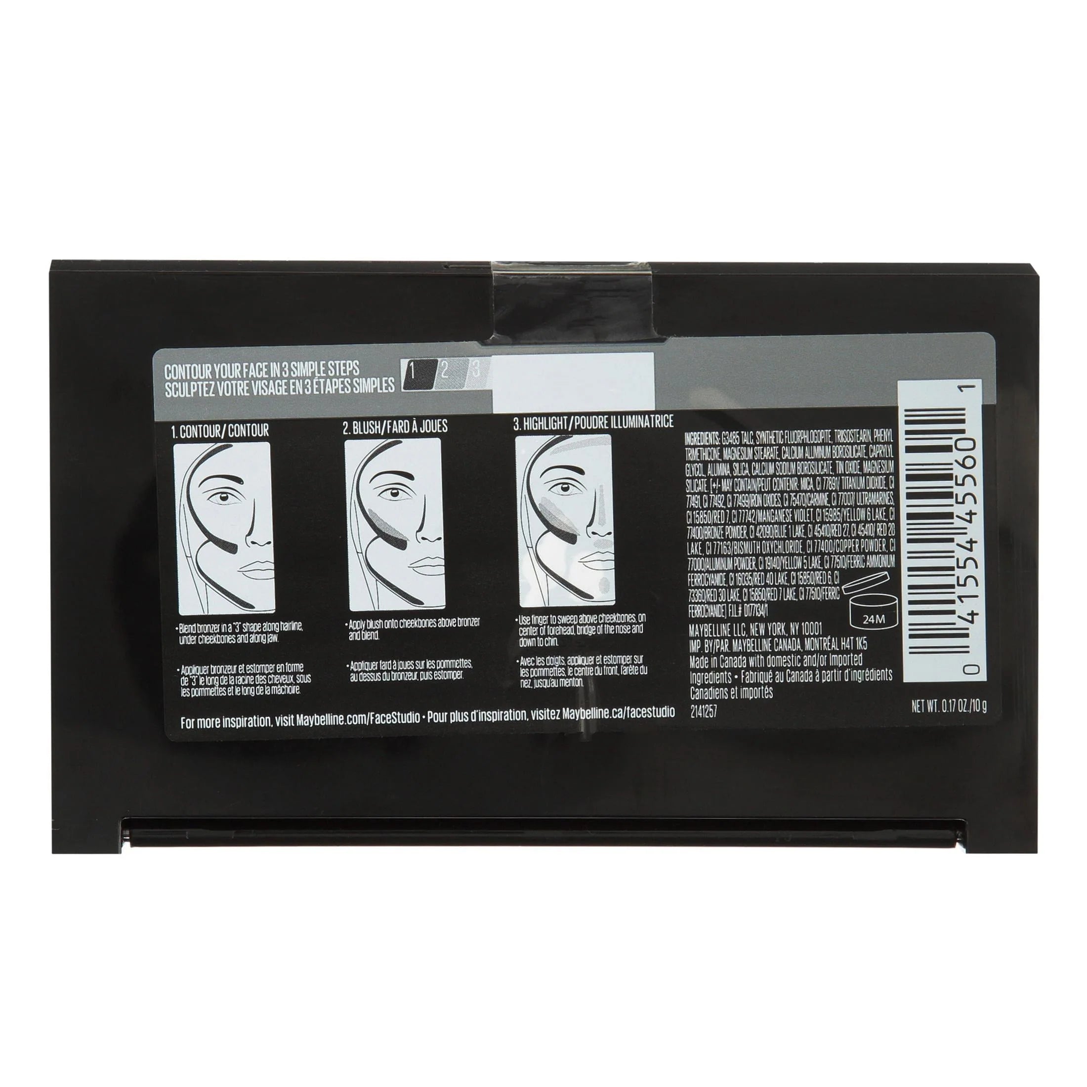 Maybelline Facestudio Master Face Contouring, Light to Medium E8193