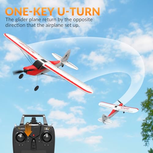 VOLANTEXRC RC Plane Trainer Sport Cub 4CH Remote Control Airplane RTF for Beginners U4716