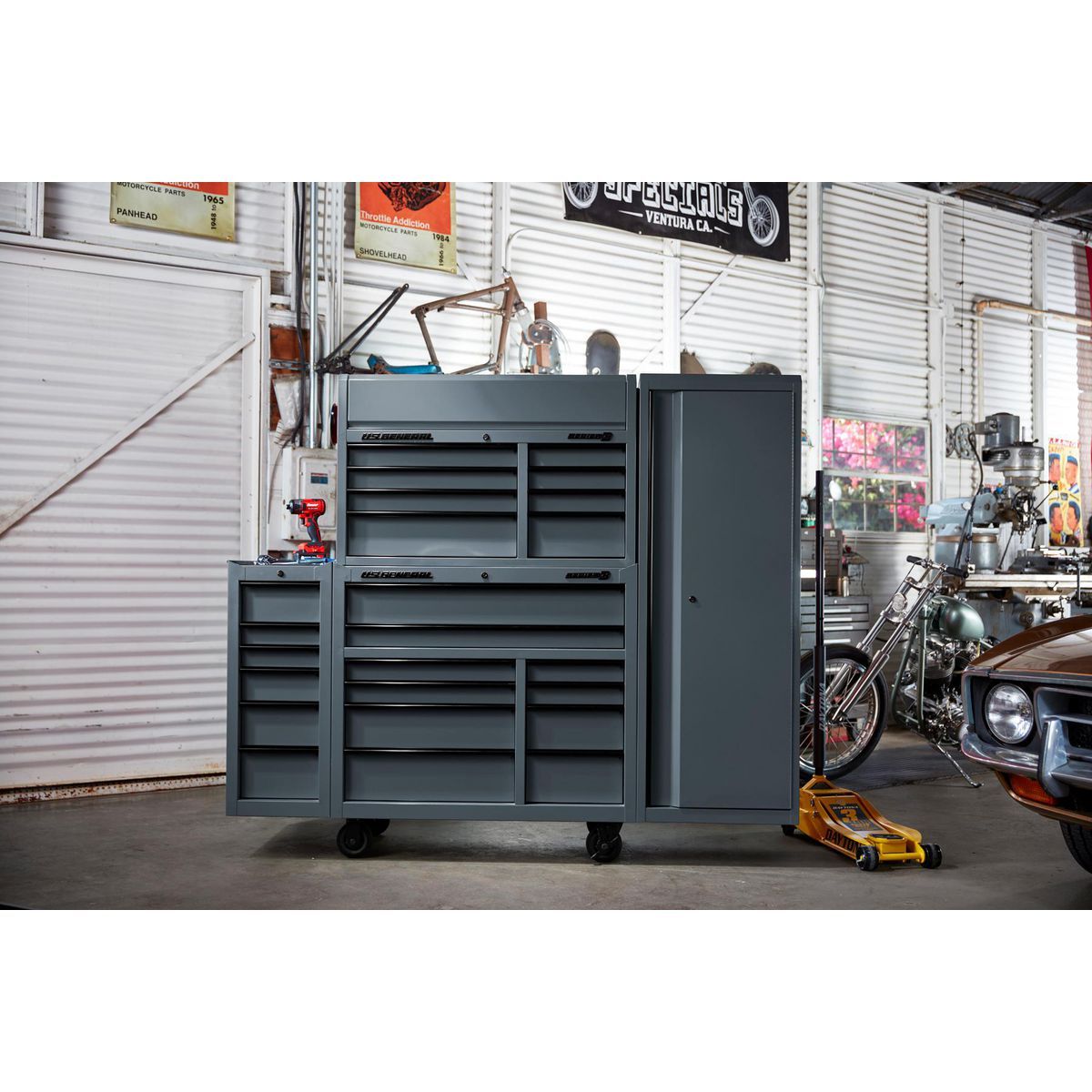 U.S. General 42 in. Top Chest, Series 3, Black E847