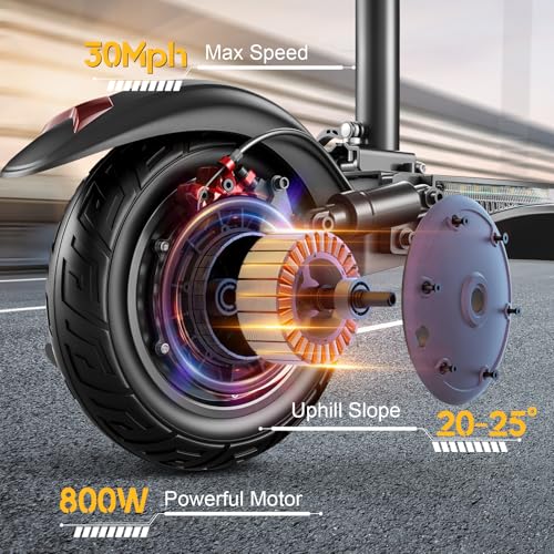 Electric Scooter for Adults, 30MPH, 35 Miles Range, Foldable with Seat H338983
