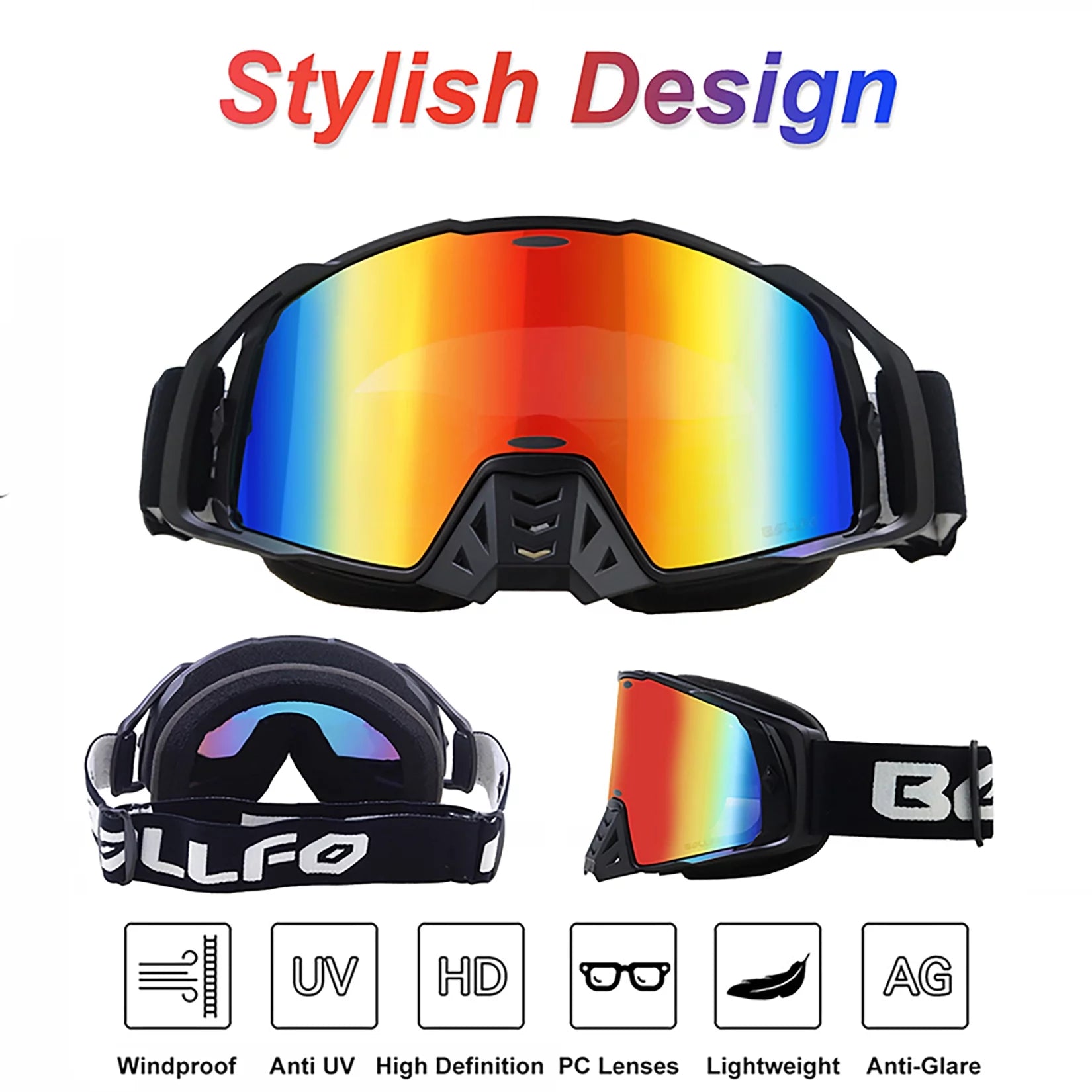 Motorcycle Motocross Goggles for Dirt Bike ATV MX Off-Road K9519