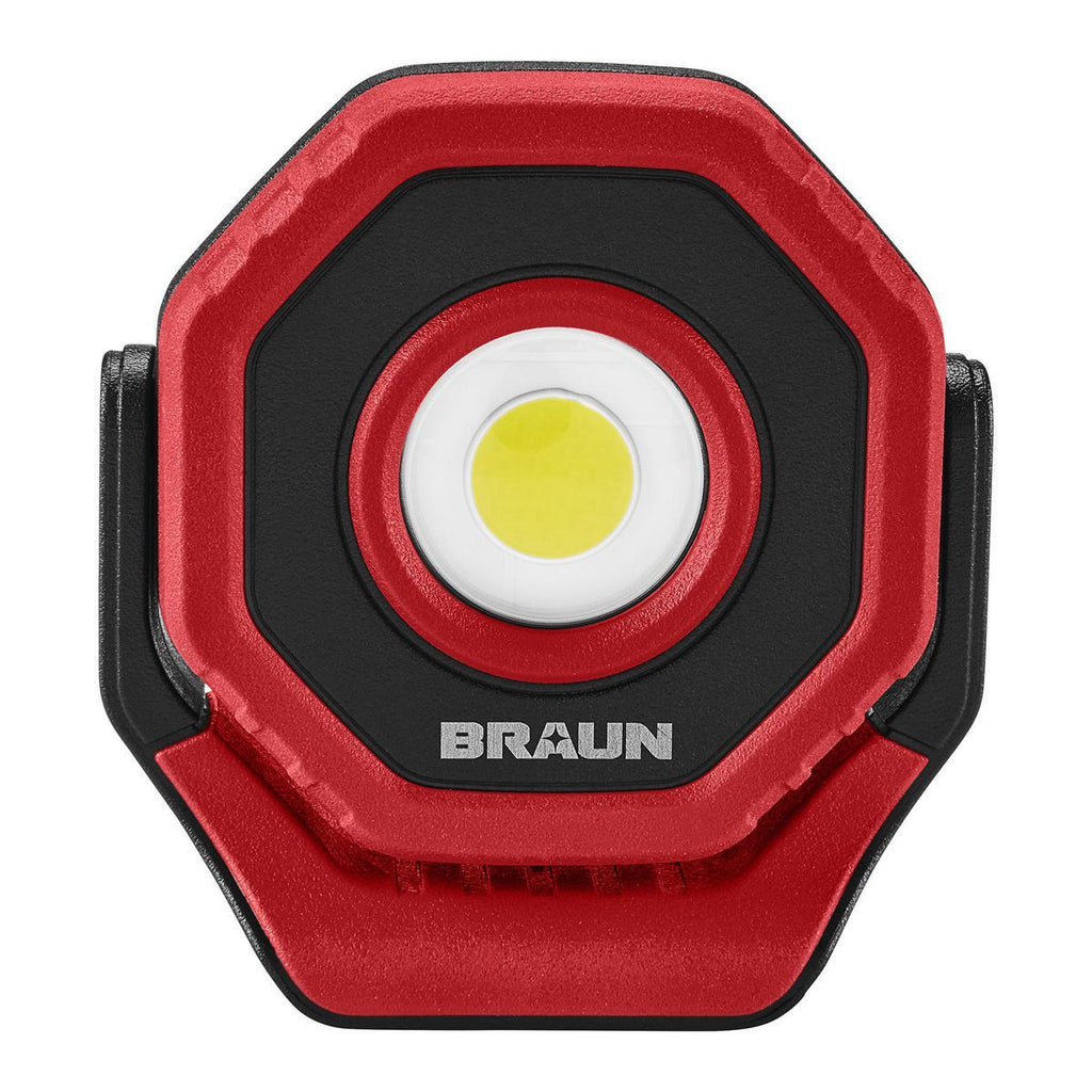 BRAUN 750 Lumen Rechargeable Magnetic LED Floodlight, Green V50040