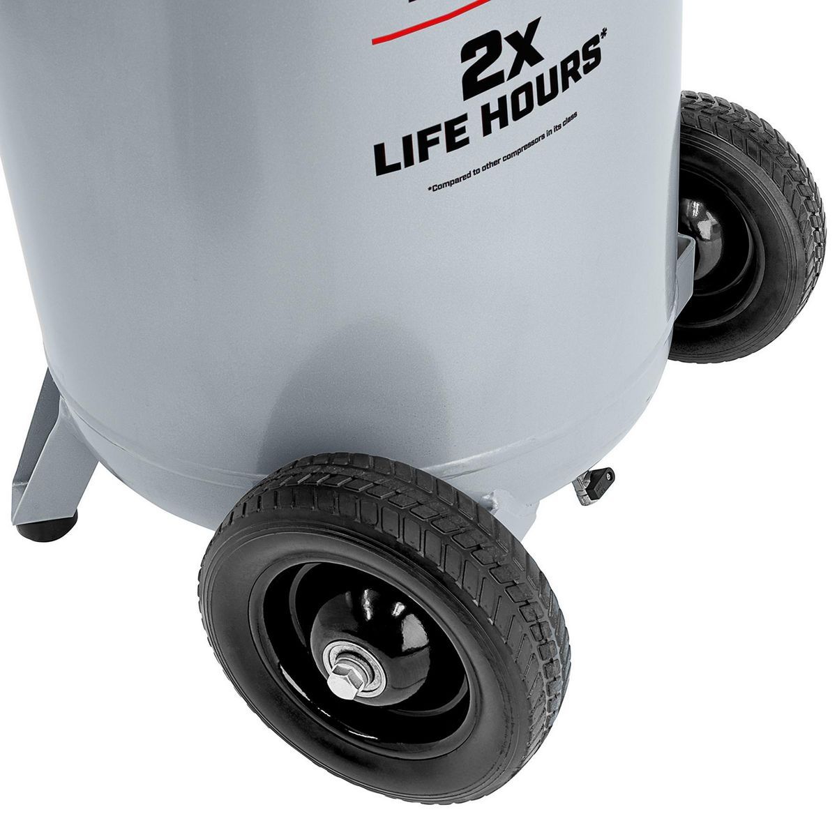 FORTRESS 26 Gallon 175 PSI Ultra Quiet Oil-Free Vertical Air Compressor L213294