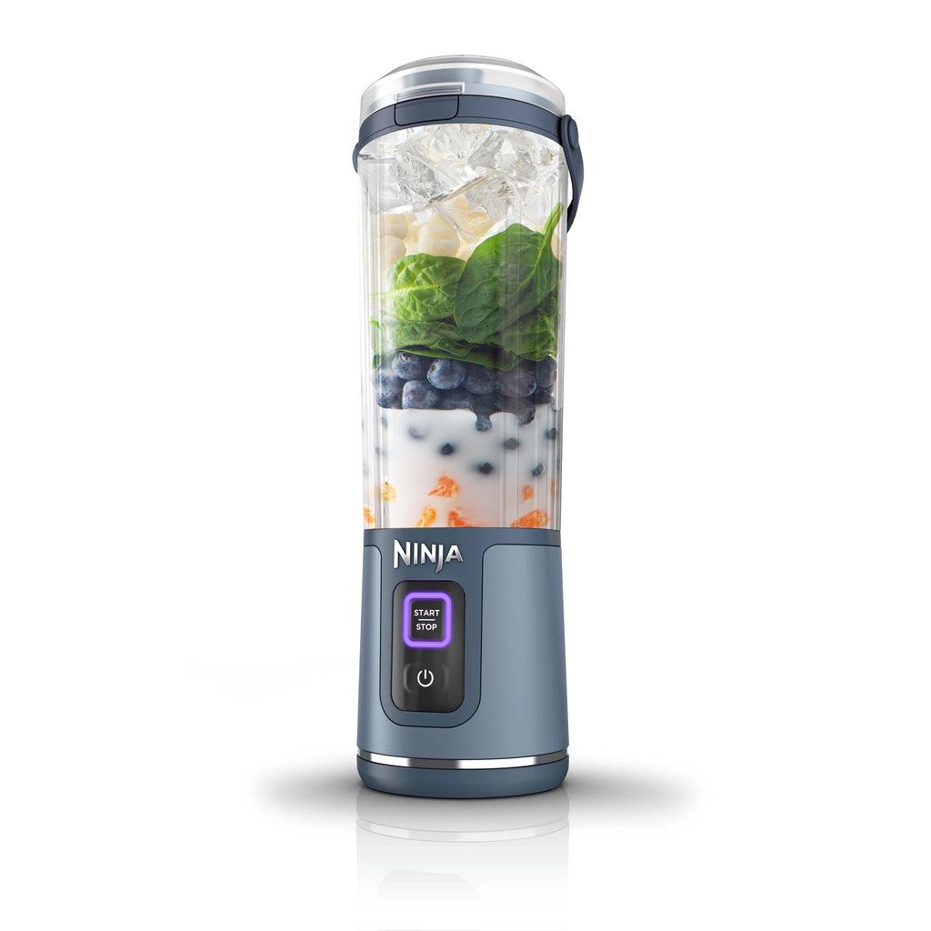 Ninja Blast Portable 18 oz. Blending Vessel with Leakproof Lid and Sip Spout, Denim Blue, BC151NV