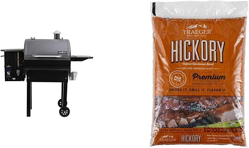 Camp Chef SmokePro Slide Wood Pellet Grill with Fold Down Front Shelf Z484