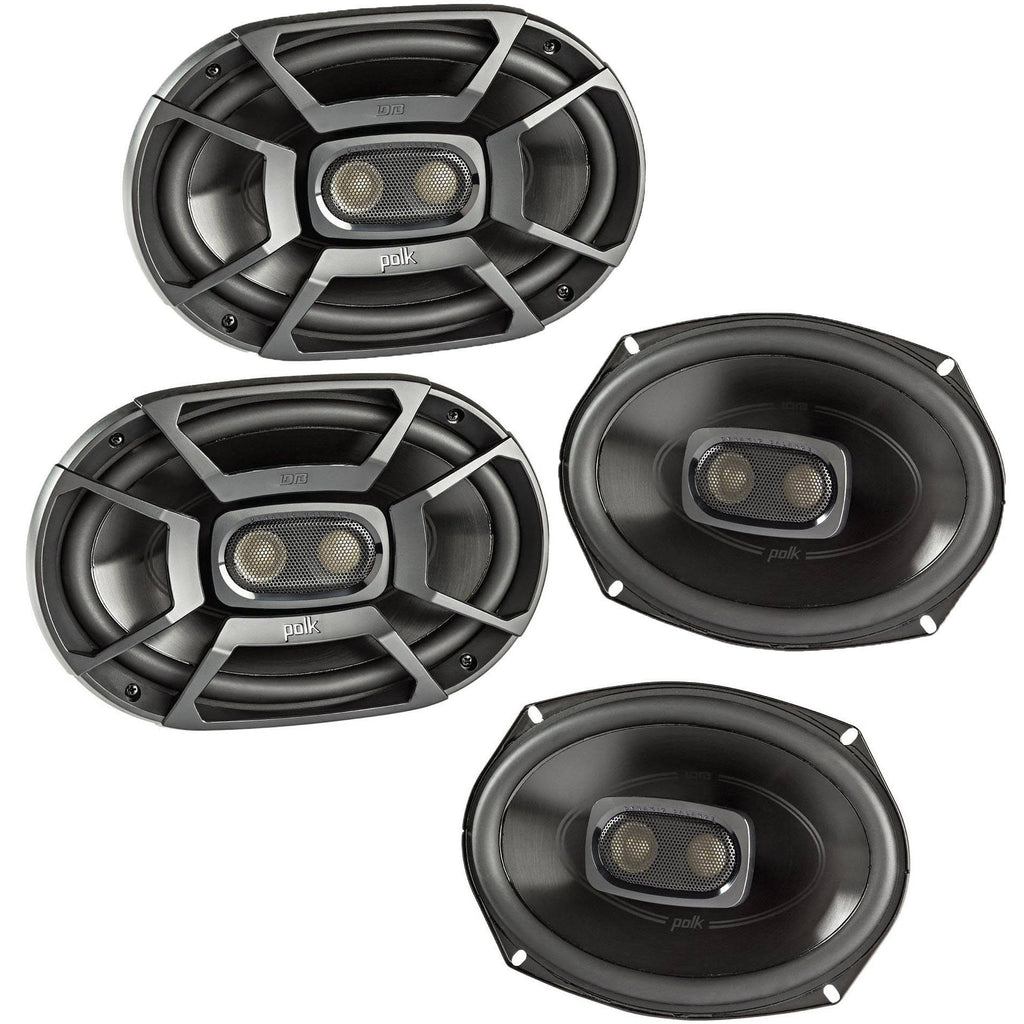 Polk 450 Watt 3-Way Car Boat Coaxial Stereo Audio Speakers Marine DB692 2 Pack