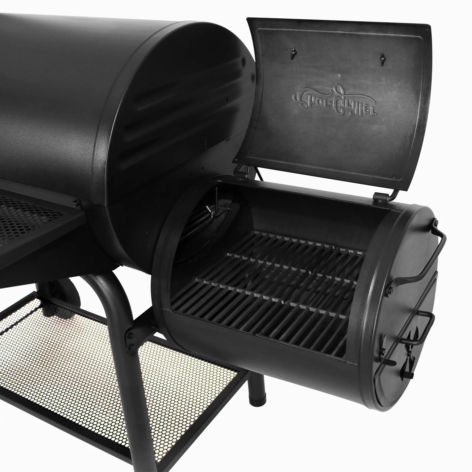 Char-Griller Smokin' Outlaw Charcoal Grill and Offset Smoker V528075