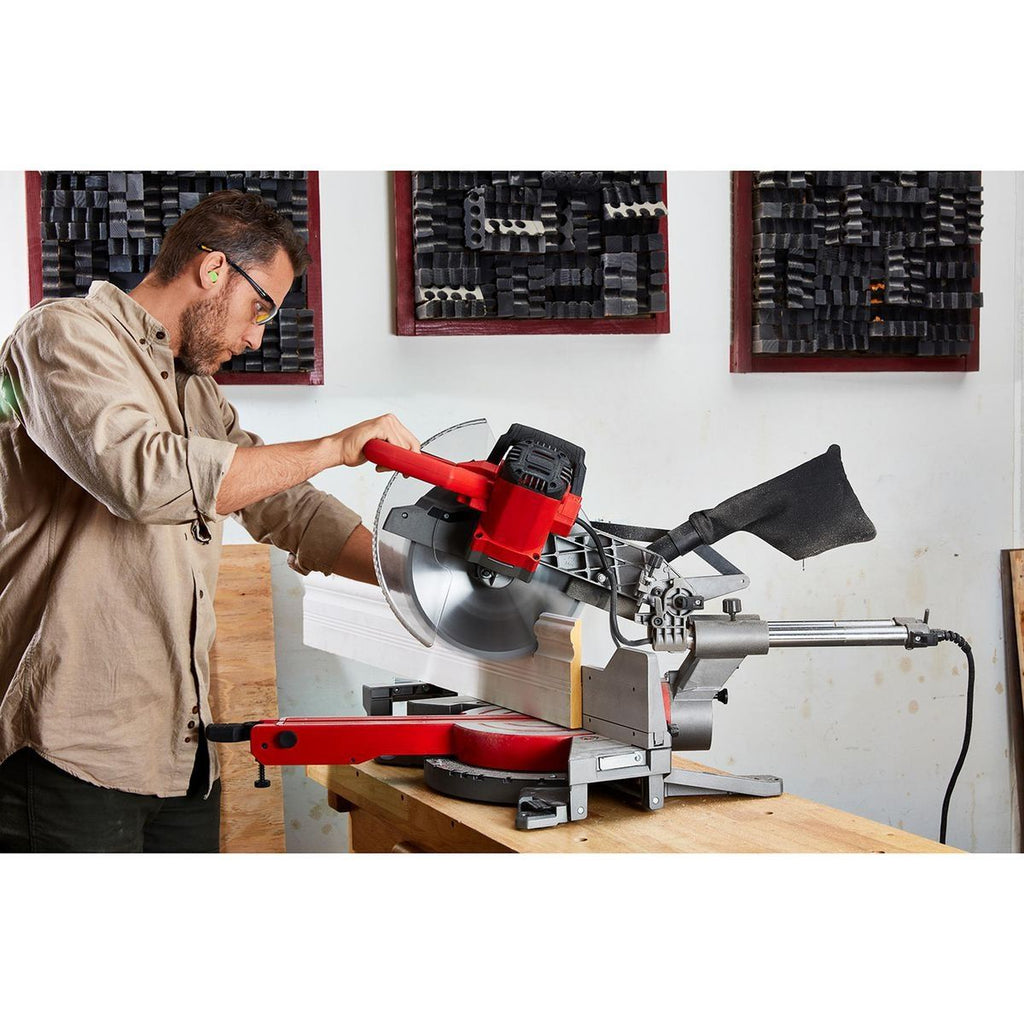 BAUER 10 in. Dual-Bevel Sliding Miter Saw H79528