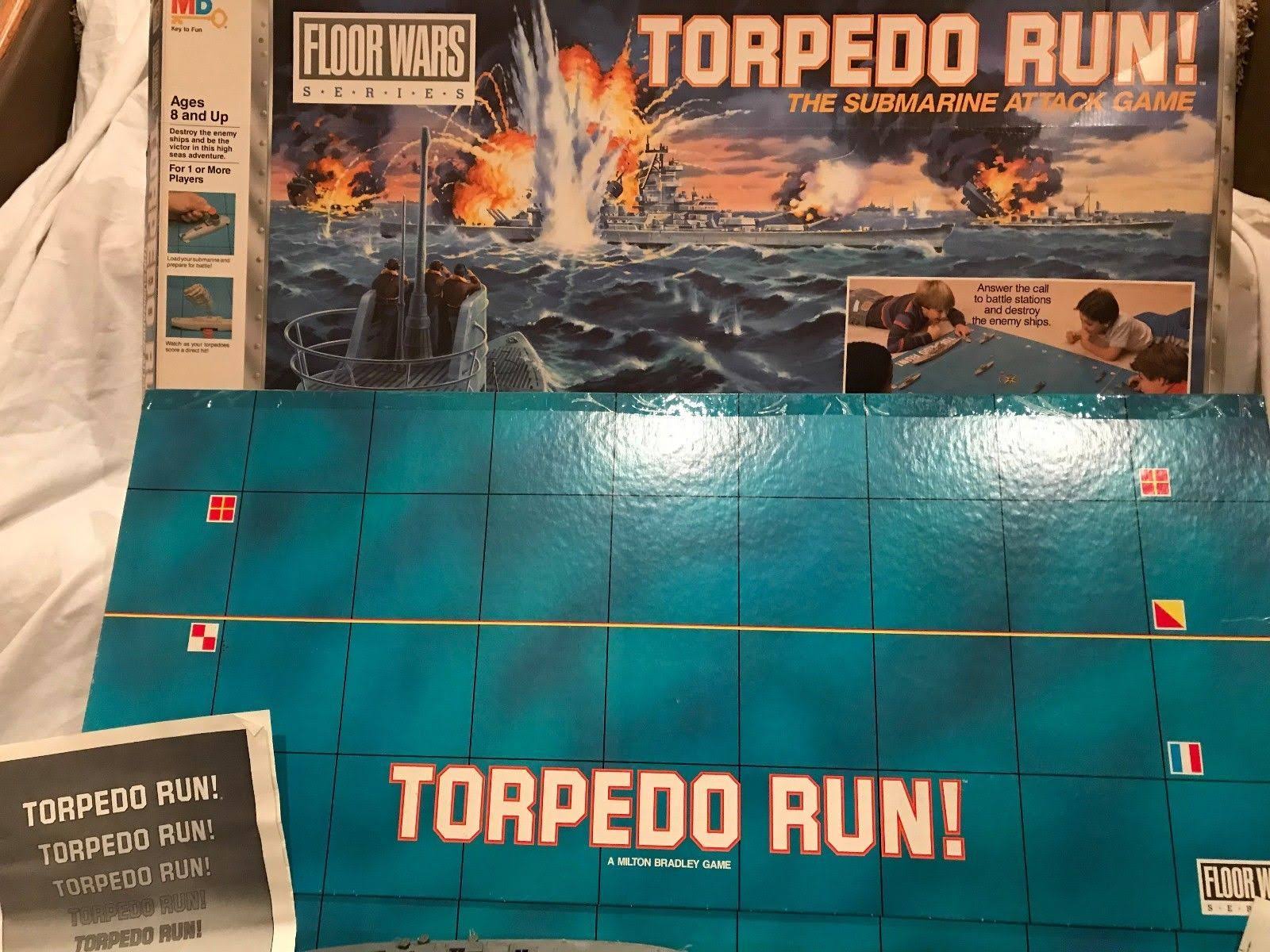 Torpedo Run Game - 1986 - Milton Bradley L1023