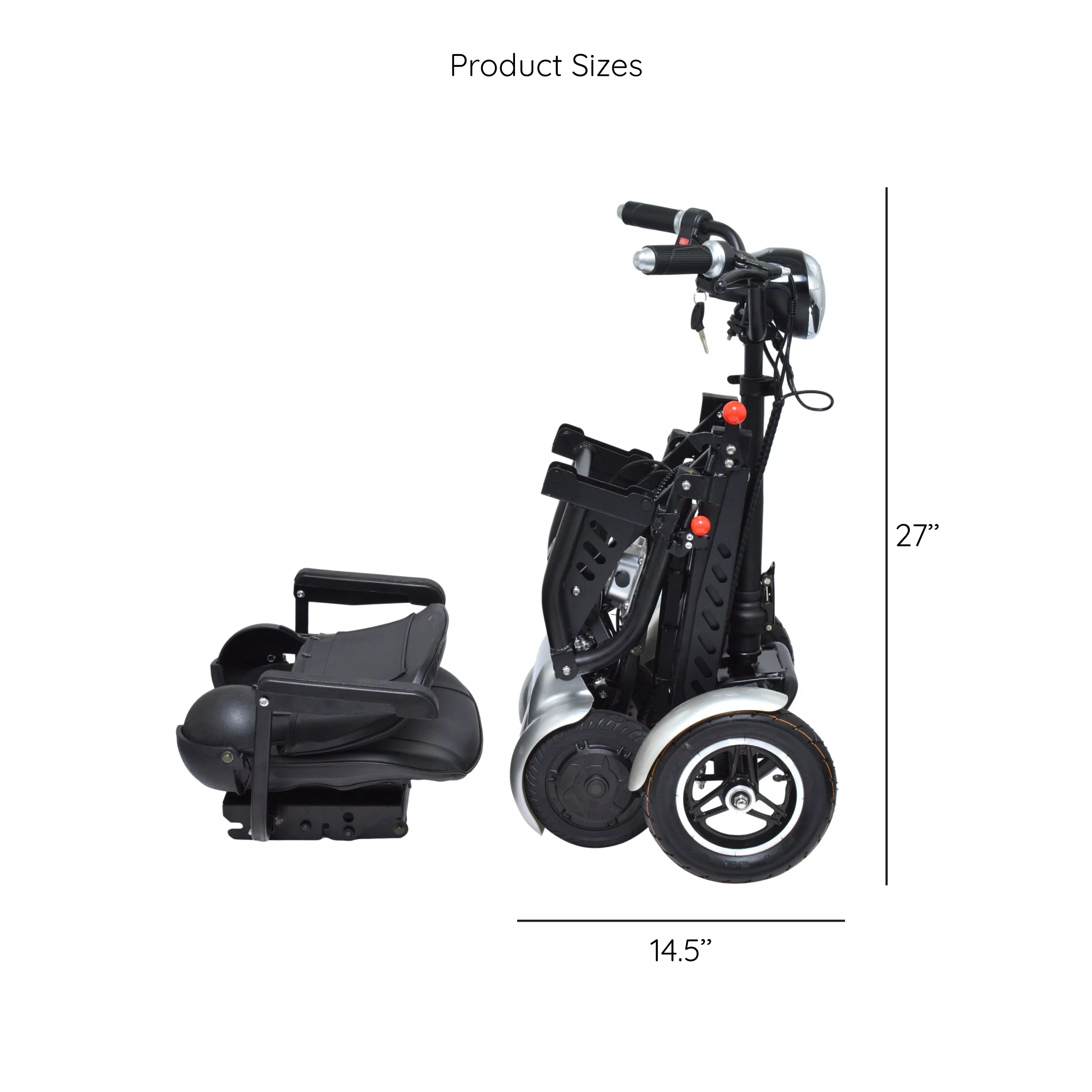 Compact Electric Scooter for Adults with Adjustable Seat and Armrests N441