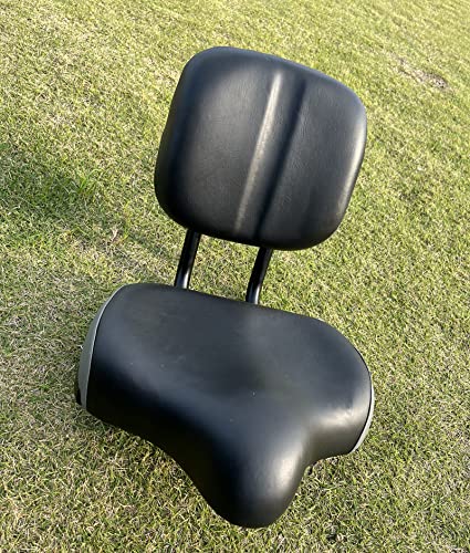 THALOUS Bike Seat with Backrest Oversized Comfort Bicycle Saddle Q745